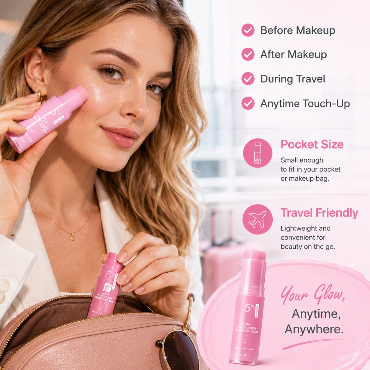 🔥PDRN Pink Collagen Volume Balm | 60% OFF Today