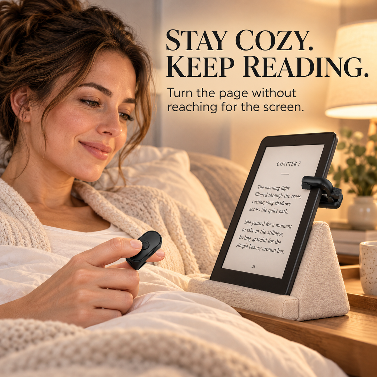 2026🔥 HOT SALE50K+ SOLD! 50% OFF!🔥Hands-free phone stand + Bluetooth remote. Portrait & landscape mode. Wireless Page Turner, CameraShutter Video Recording for iOSAndroid, Phone Selfie Accessory, Gifts for Men Women,