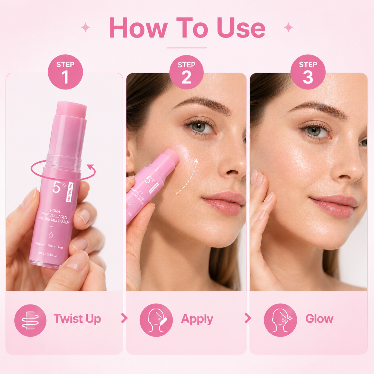 🔥PDRN Pink Collagen Volume Balm | 60% OFF Today