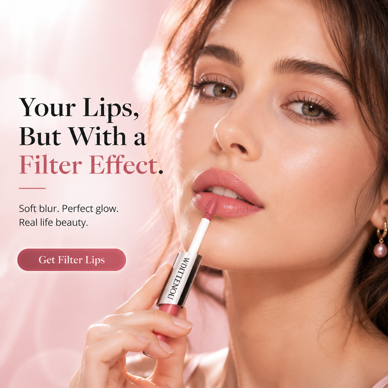 Perfect Twin Lip — Dual-Ended Liquid Lipstick with Velvet Matte Color and Glossy Shine